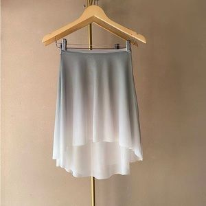 Ombre pull on mesh ballet skirt